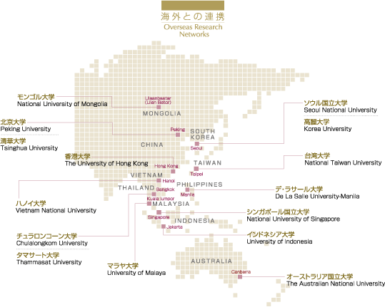 連携機関 所在地図